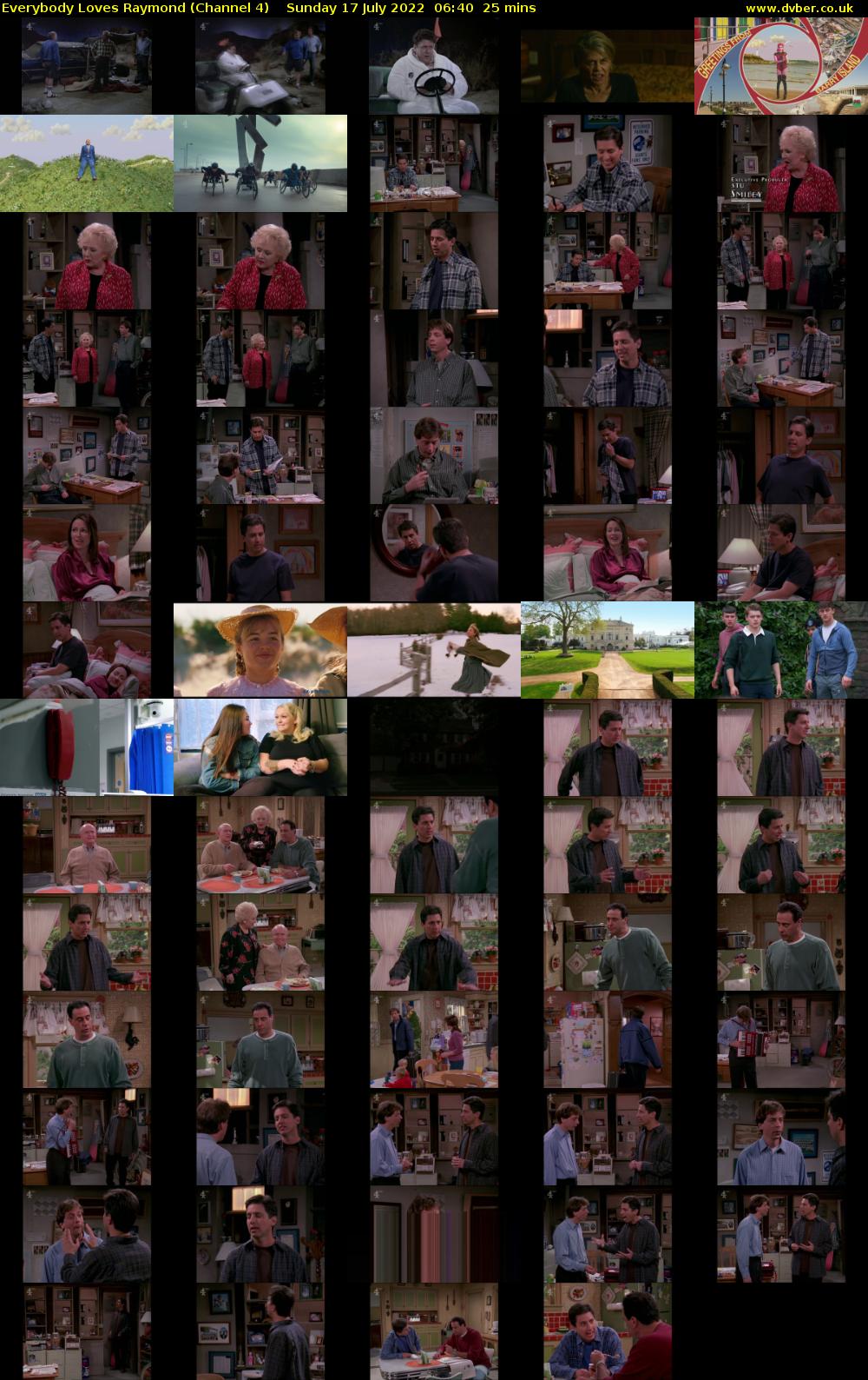 Everybody Loves Raymond (Channel 4) Sunday 17 July 2022 06:40 - 07:05