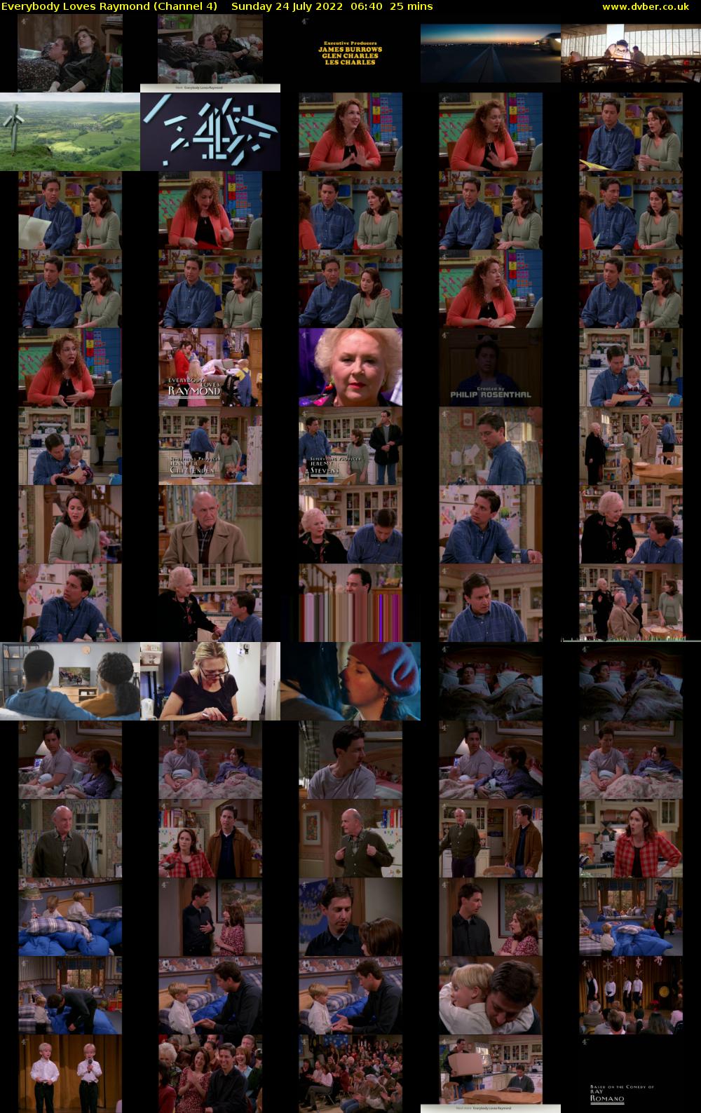 Everybody Loves Raymond (Channel 4) Sunday 24 July 2022 06:40 - 07:05