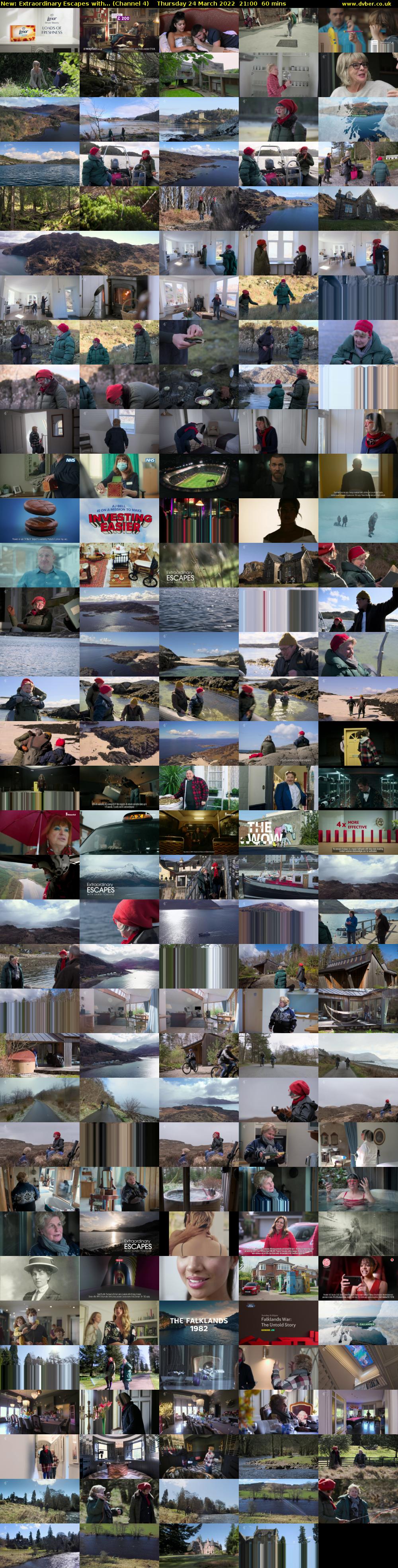 Extraordinary Escapes with... (Channel 4) Thursday 24 March 2022 21:00 - 22:00
