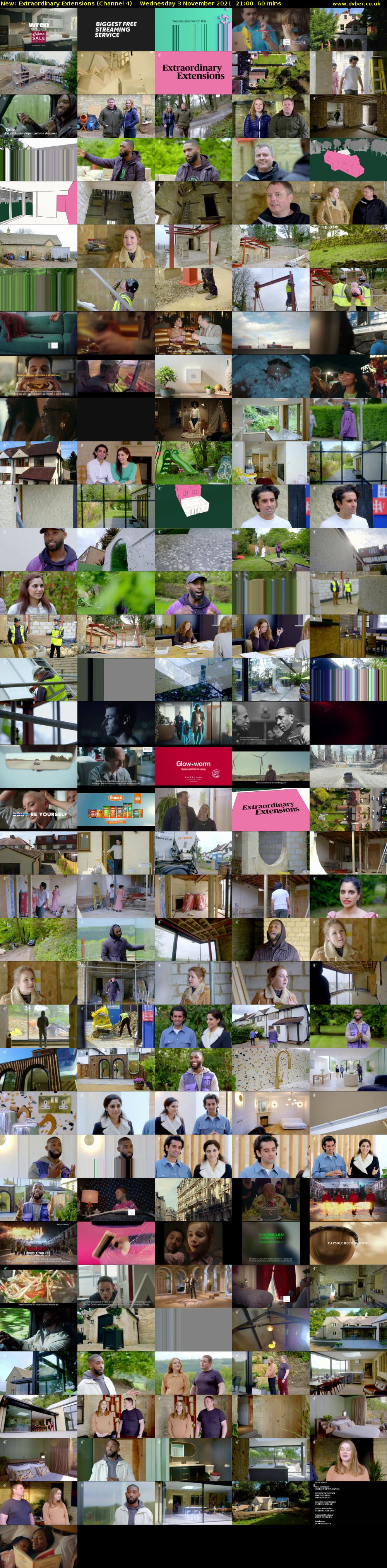 Extraordinary Extensions (Channel 4) Wednesday 3 November 2021 21:00 - 22:00