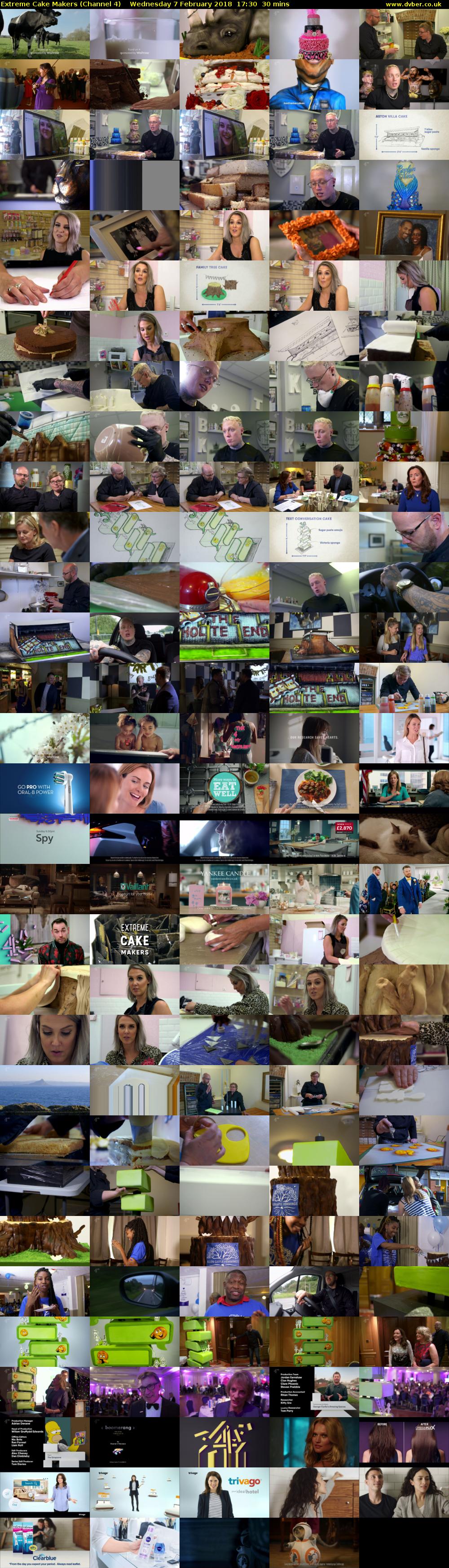 Extreme Cake Makers (Channel 4) Wednesday 7 February 2018 17:30 - 18:00