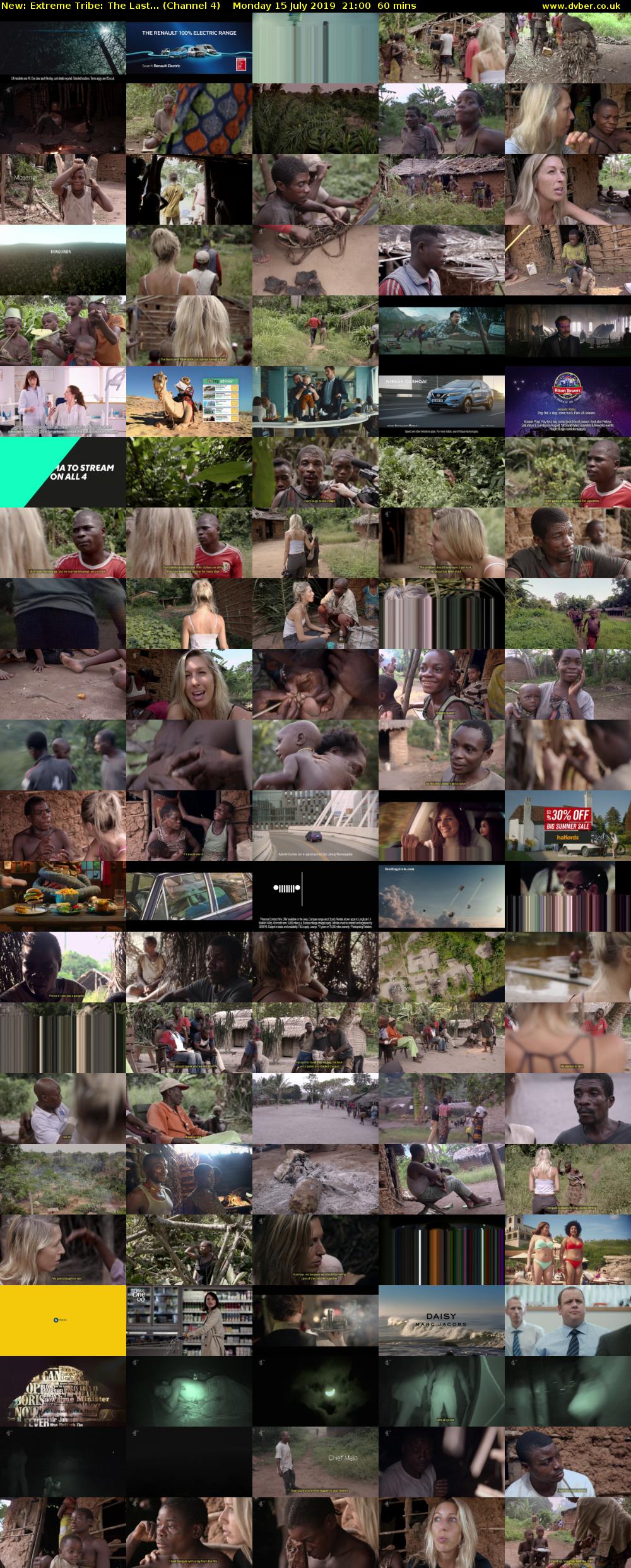 Extreme Tribe: The Last... (Channel 4) Monday 15 July 2019 21:00 - 22:00
