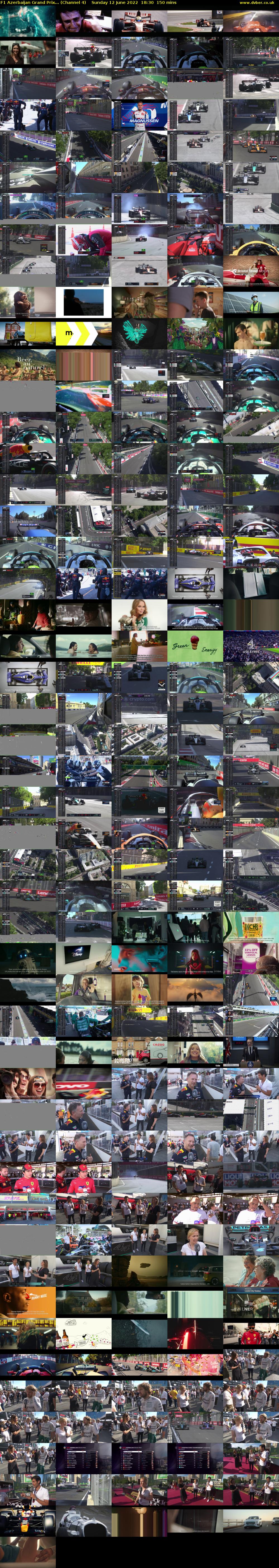 F1 Azerbaijan Grand Prix... (Channel 4) Sunday 12 June 2022 18:30 - 21:00