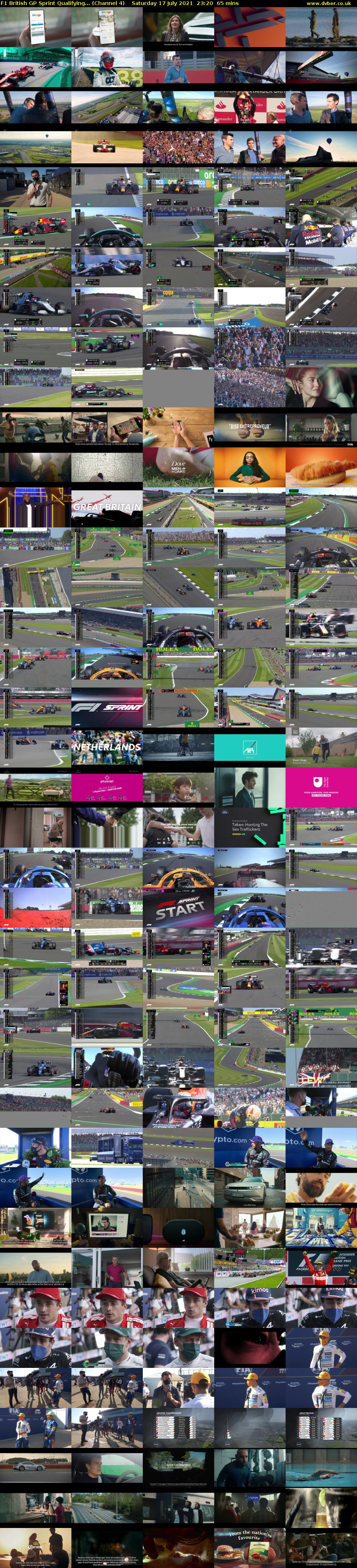 F1 British GP Sprint Qualifying... (Channel 4) Saturday 17 July 2021 23:20 - 00:25