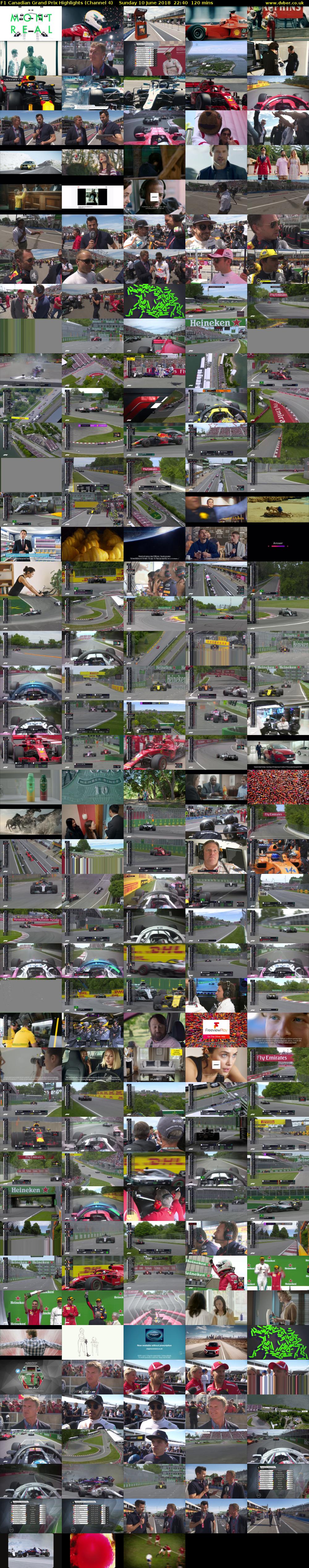 F1 Canadian Grand Prix Highlights (Channel 4) Sunday 10 June 2018 22:40 - 00:40