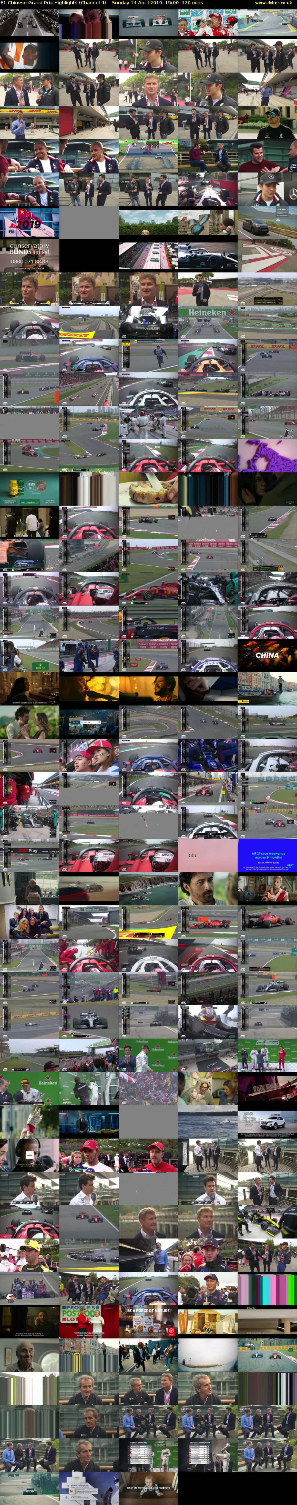 F1 Chinese Grand Prix Highlights (Channel 4) Sunday 14 April 2019 15:00 - 17:00