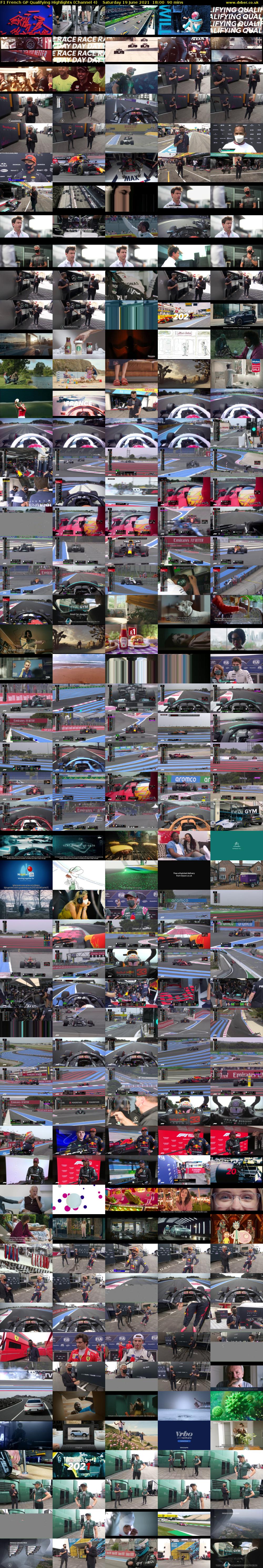 F1 French GP Qualifying Highlights (Channel 4) Saturday 19 June 2021 18:00 - 19:30