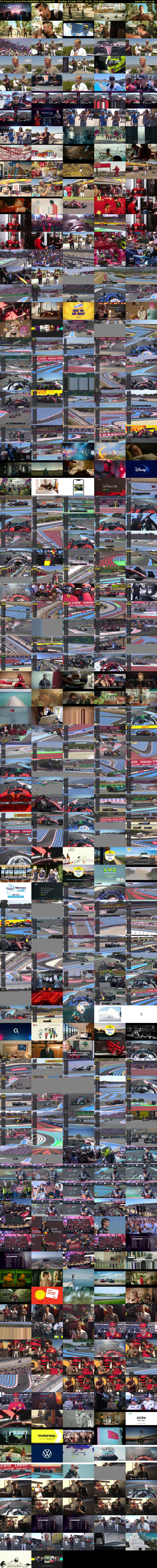F1 French Grand Prix Highlights (Channel 4) Sunday 24 July 2022 18:30 - 21:00