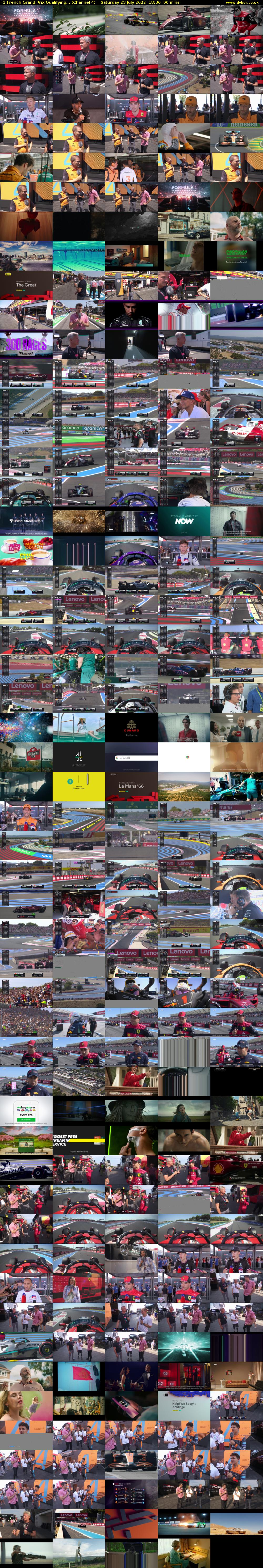 F1 French Grand Prix Qualifying... (Channel 4) Saturday 23 July 2022 18:30 - 20:00