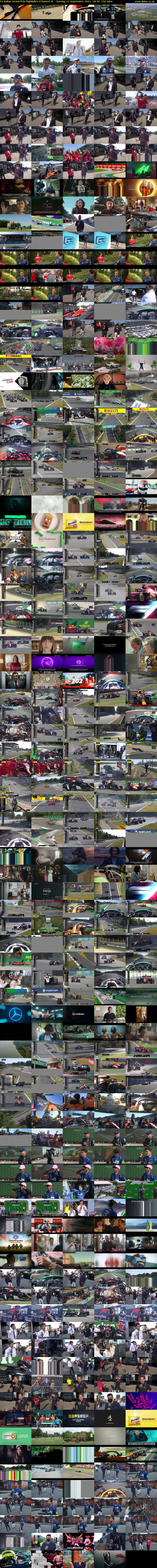 F1 Italian Grand Prix Highlights (Channel 4) Sunday 12 September 2021 18:30 - 21:00
