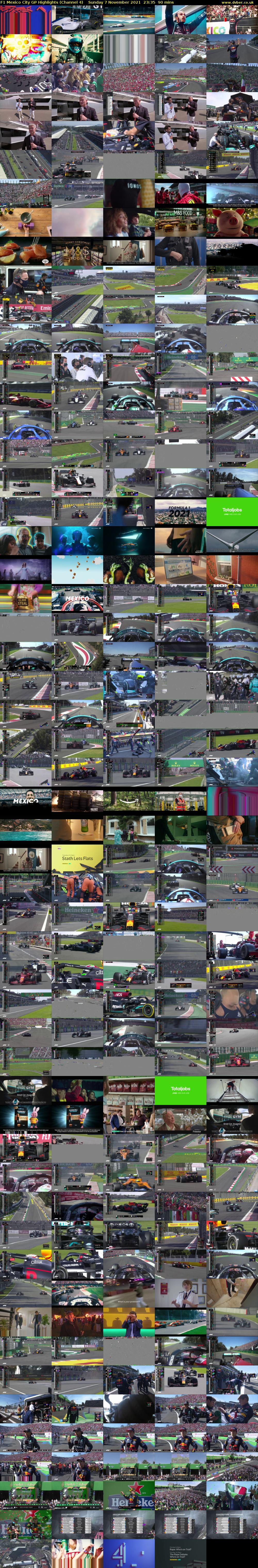 F1 Mexico City GP Highlights (Channel 4) Sunday 7 November 2021 23:35 - 01:05