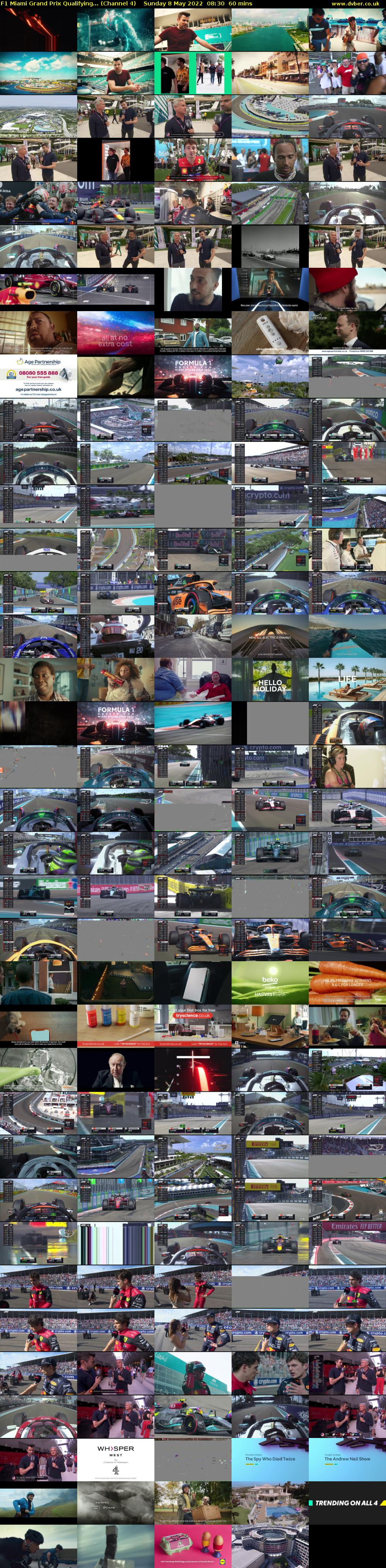 F1 Miami Grand Prix Qualifying... (Channel 4) Sunday 8 May 2022 08:30 - 09:30