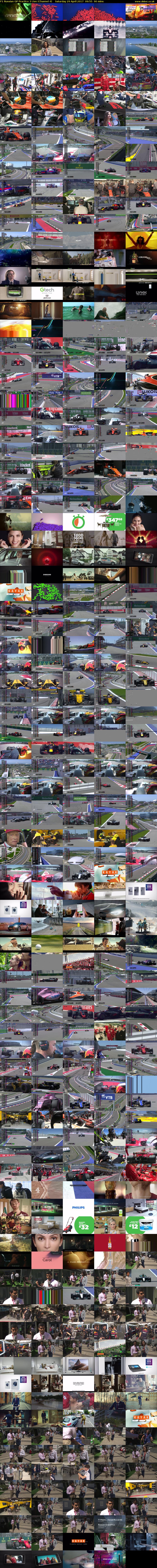 F1 Russian GP Practice 3 Live (Channel 4) Saturday 29 April 2017 09:55 - 11:25