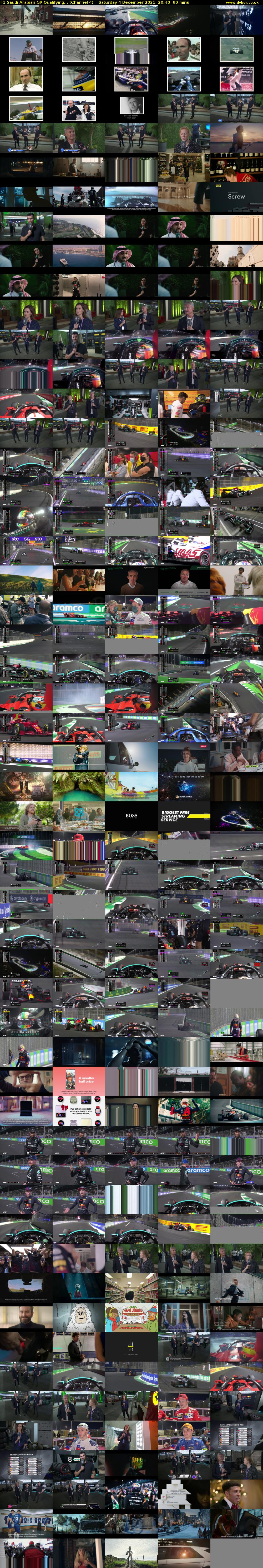 F1 Saudi Arabian GP Qualifying... (Channel 4) Saturday 4 December 2021 20:40 - 22:10