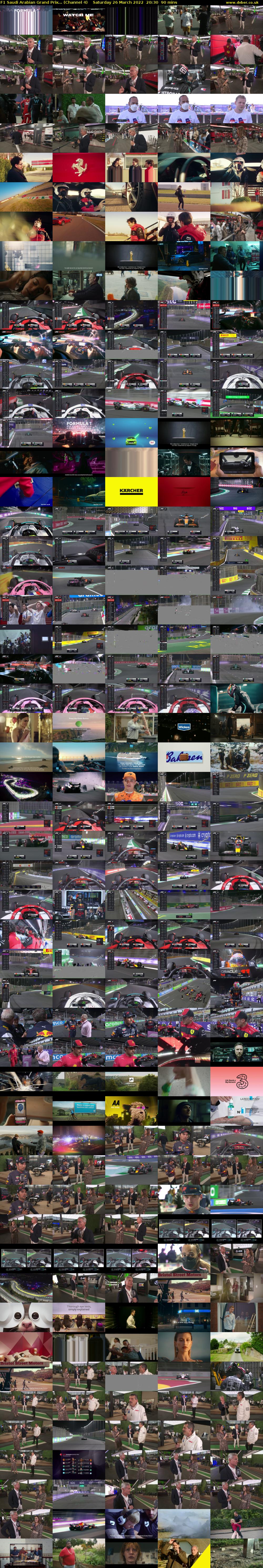 F1 Saudi Arabian Grand Prix... (Channel 4) Saturday 26 March 2022 20:30 - 22:00