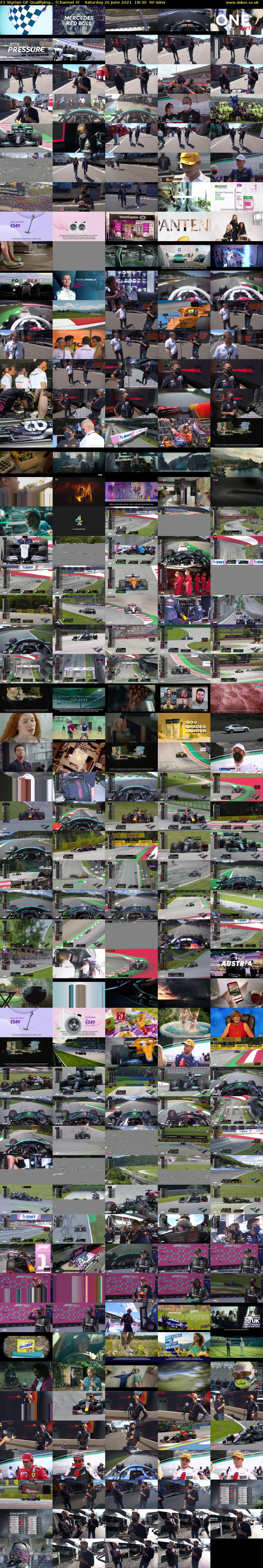 F1 Styrian GP Qualifying... (Channel 4) Saturday 26 June 2021 18:30 - 20:00