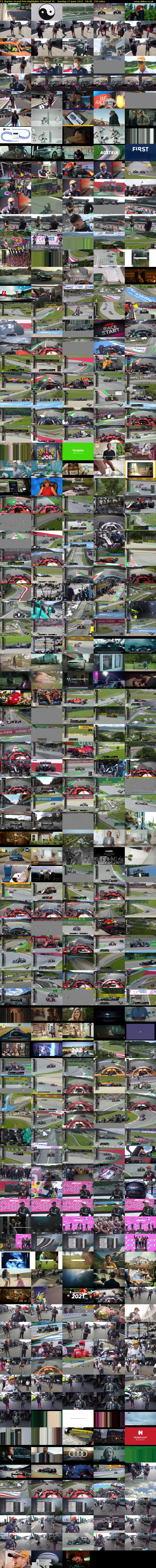 F1 Styrian Grand Prix Highlights (Channel 4) Sunday 27 June 2021 18:30 - 21:00