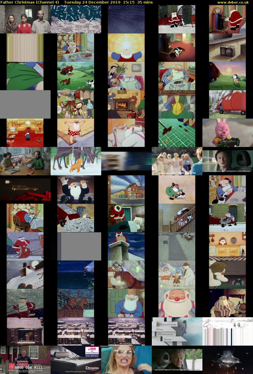 Father Christmas (Channel 4) Tuesday 24 December 2019 15:15 - 15:50