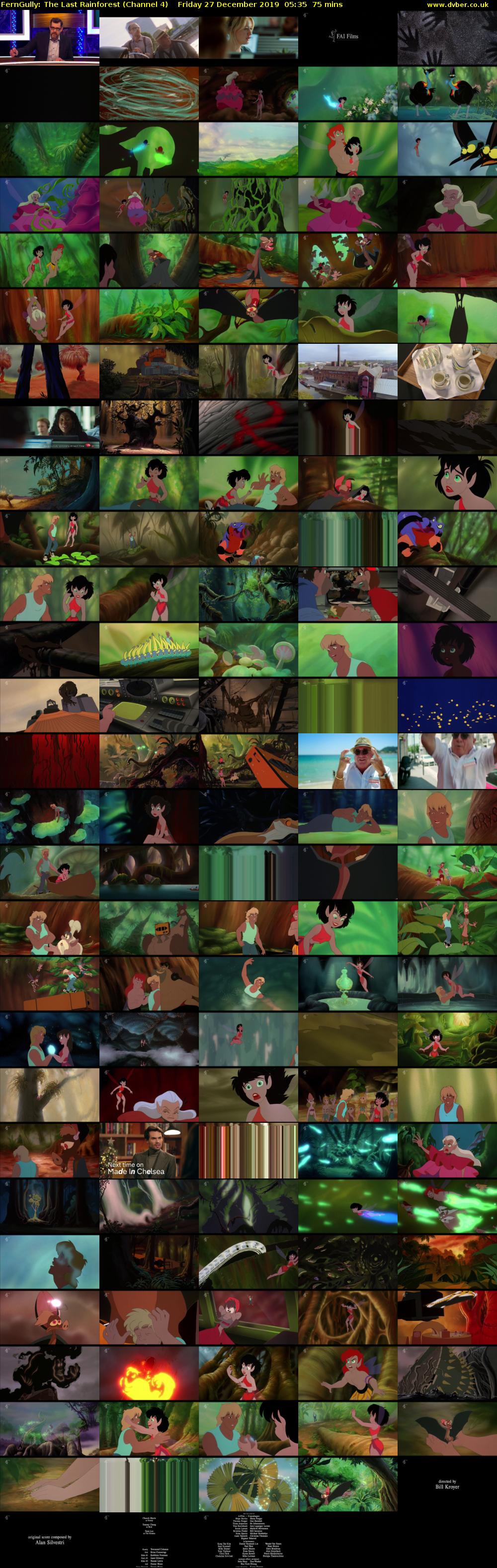 FernGully: The Last Rainforest (Channel 4) Friday 27 December 2019 05:35 - 06:50