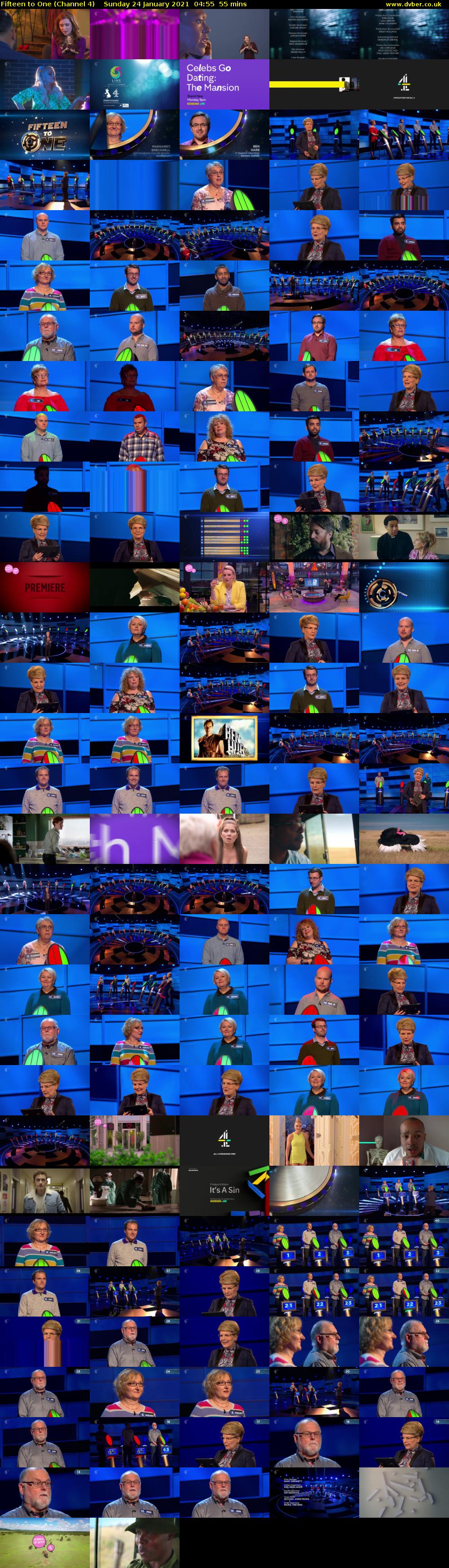 Fifteen to One (Channel 4) Sunday 24 January 2021 04:55 - 05:50