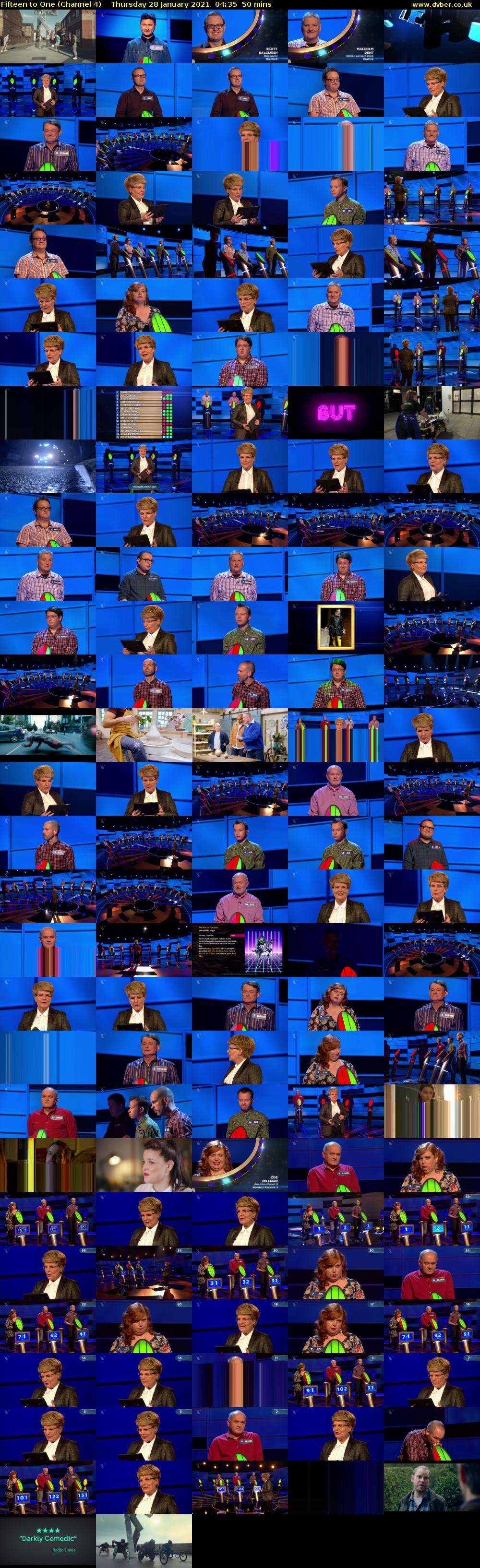 Fifteen to One (Channel 4) Thursday 28 January 2021 04:35 - 05:25