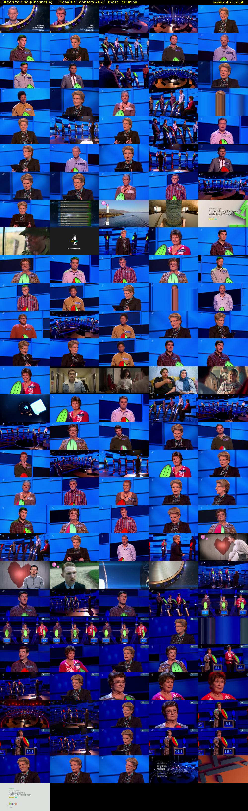 Fifteen to One (Channel 4) Friday 12 February 2021 04:15 - 05:05
