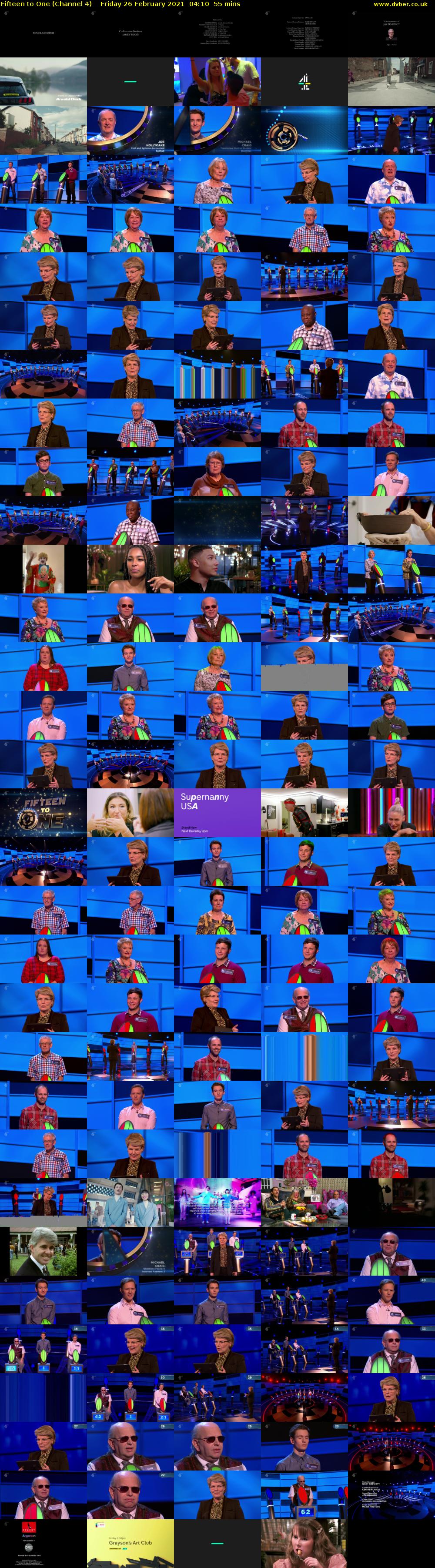 Fifteen to One (Channel 4) Friday 26 February 2021 04:10 - 05:05