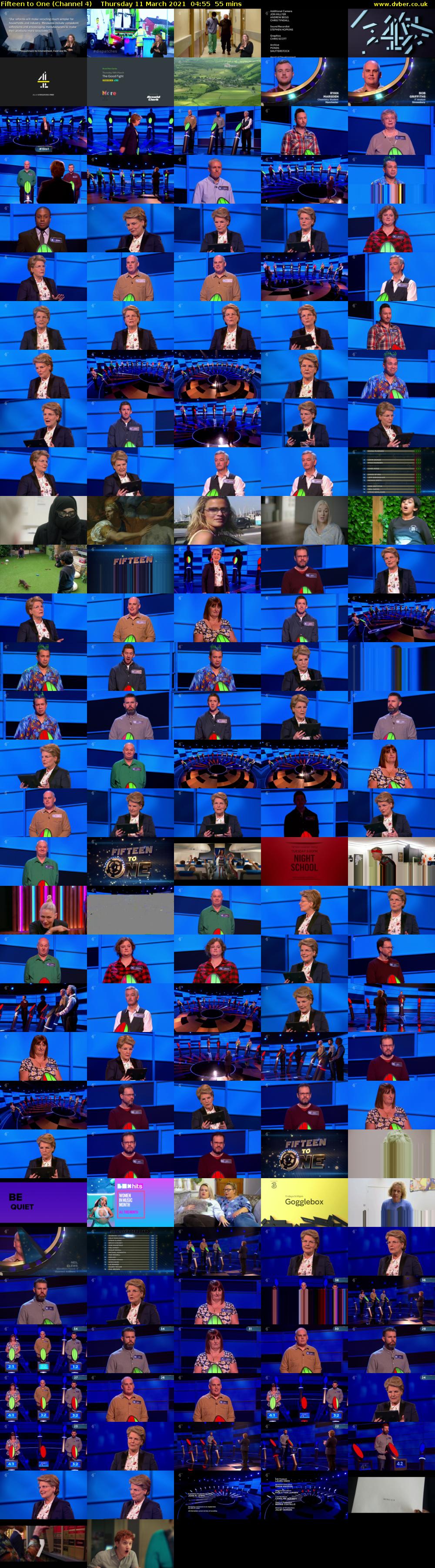 Fifteen to One (Channel 4) Thursday 11 March 2021 04:55 - 05:50