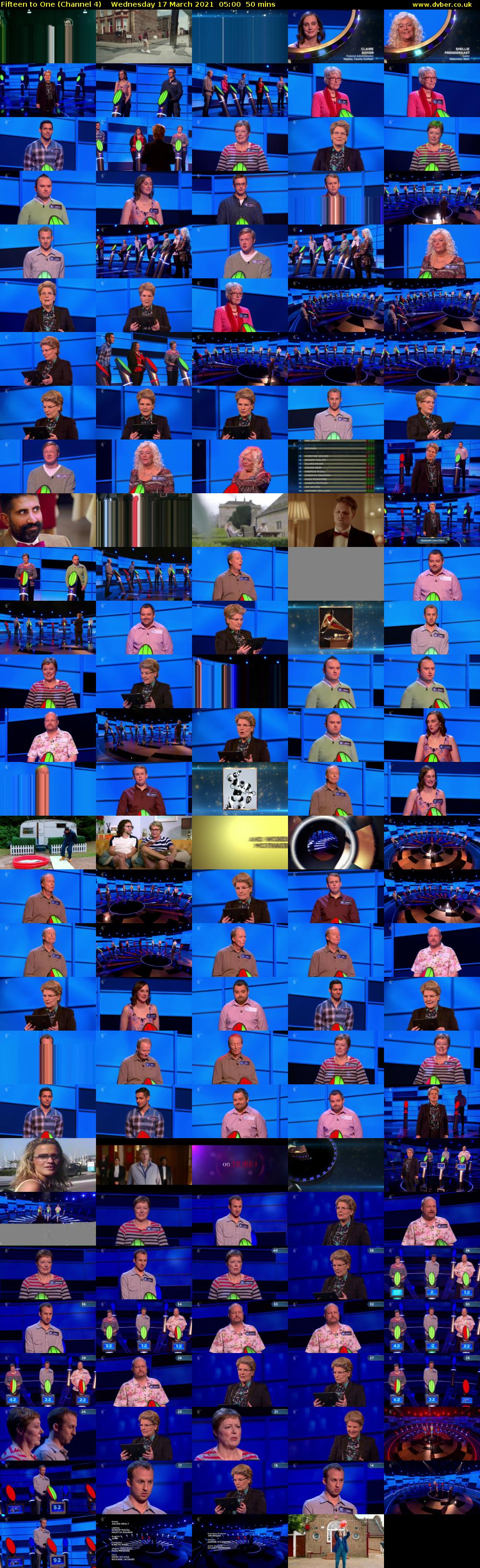 Fifteen to One (Channel 4) Wednesday 17 March 2021 05:00 - 05:50