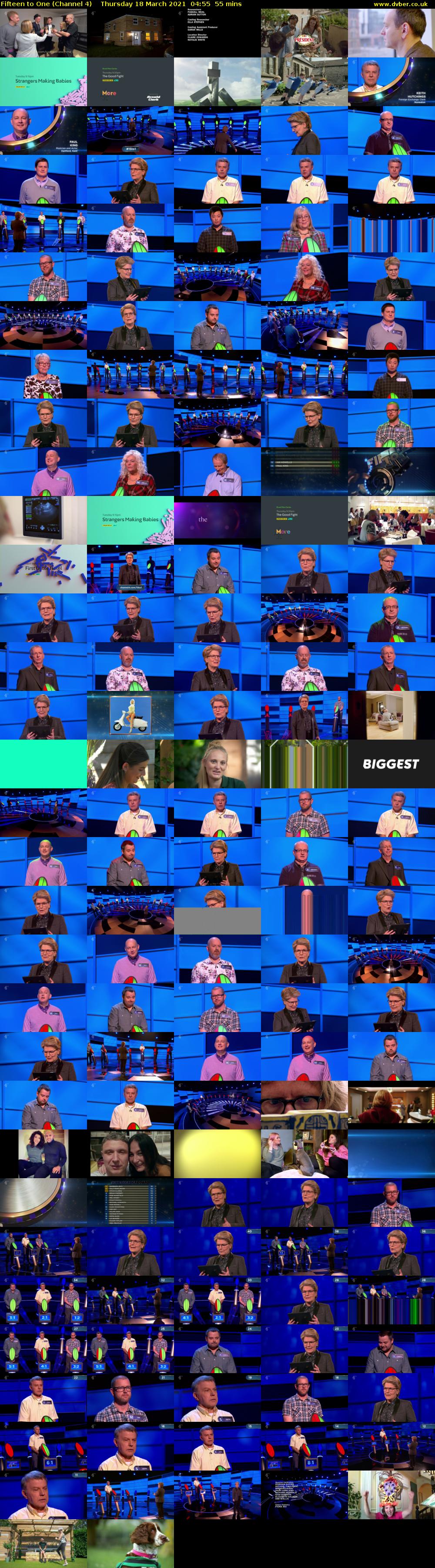 Fifteen to One (Channel 4) Thursday 18 March 2021 04:55 - 05:50