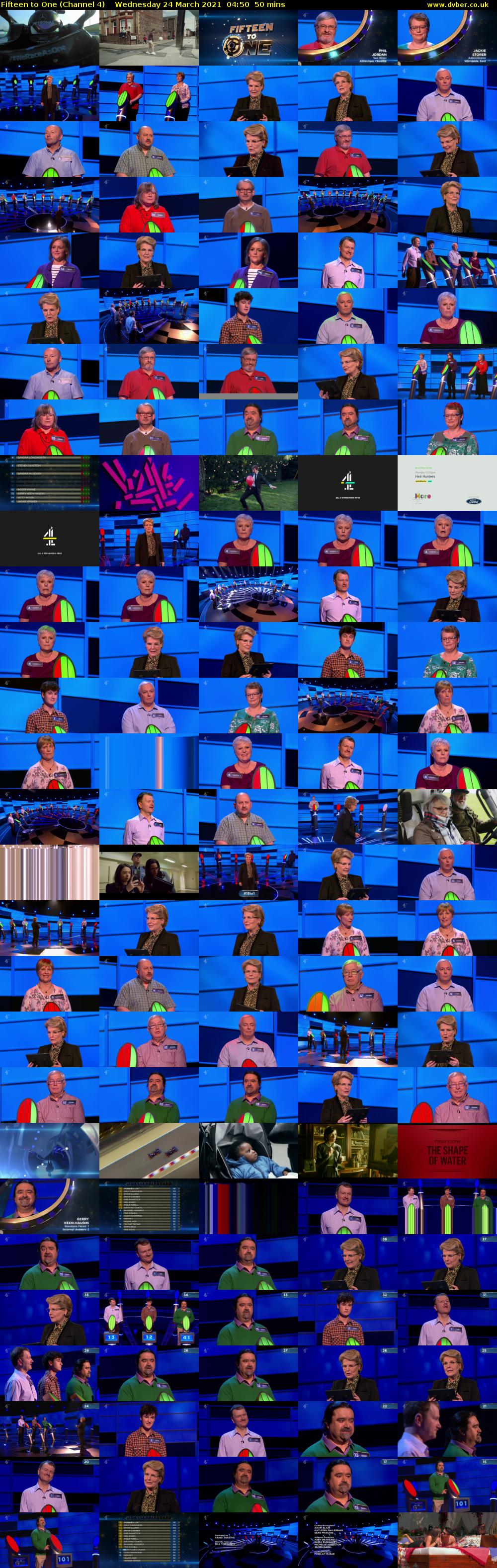 Fifteen to One (Channel 4) Wednesday 24 March 2021 04:50 - 05:40