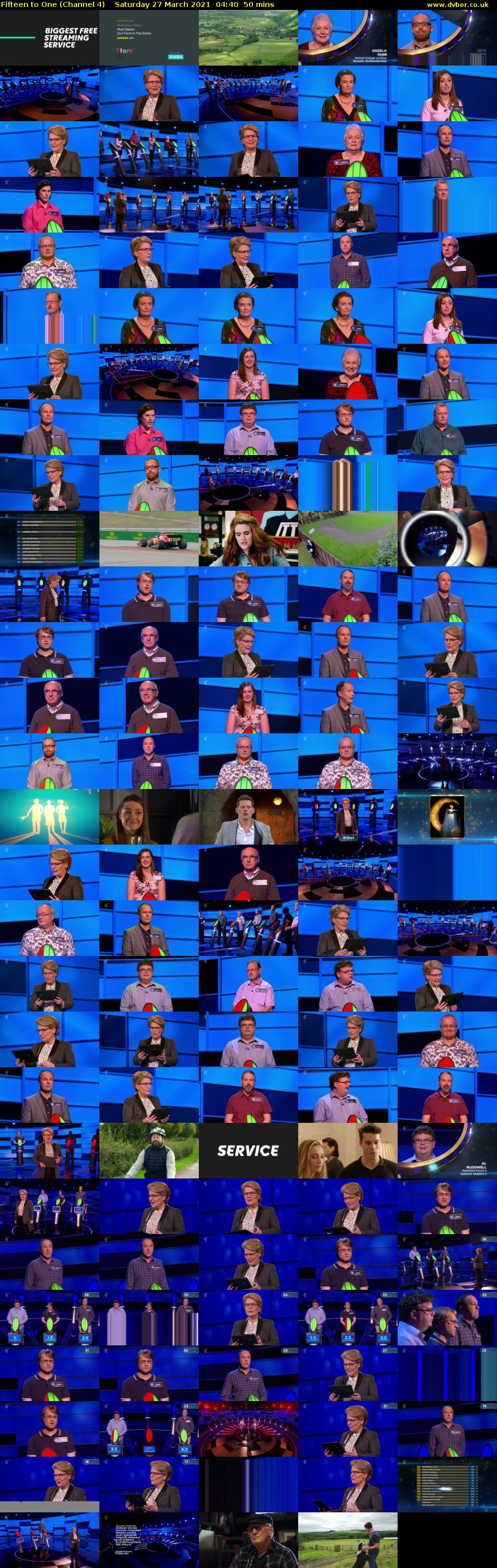 Fifteen to One (Channel 4) Saturday 27 March 2021 04:40 - 05:30