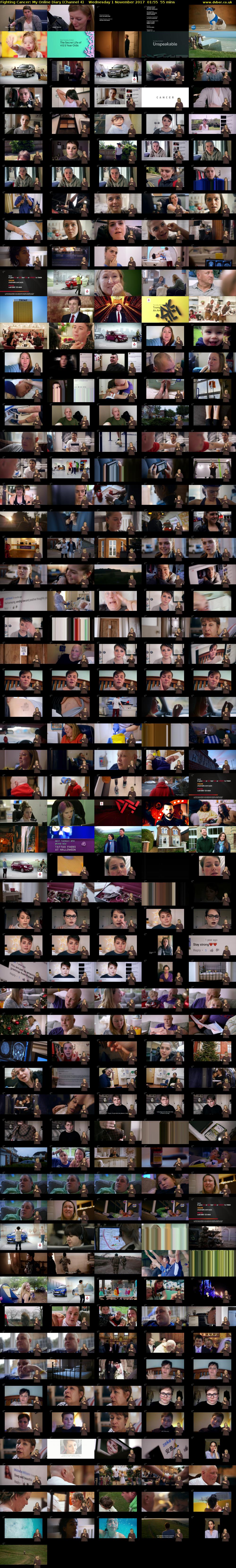 Fighting Cancer: My Online Diary (Channel 4) Wednesday 1 November 2017 01:55 - 02:50