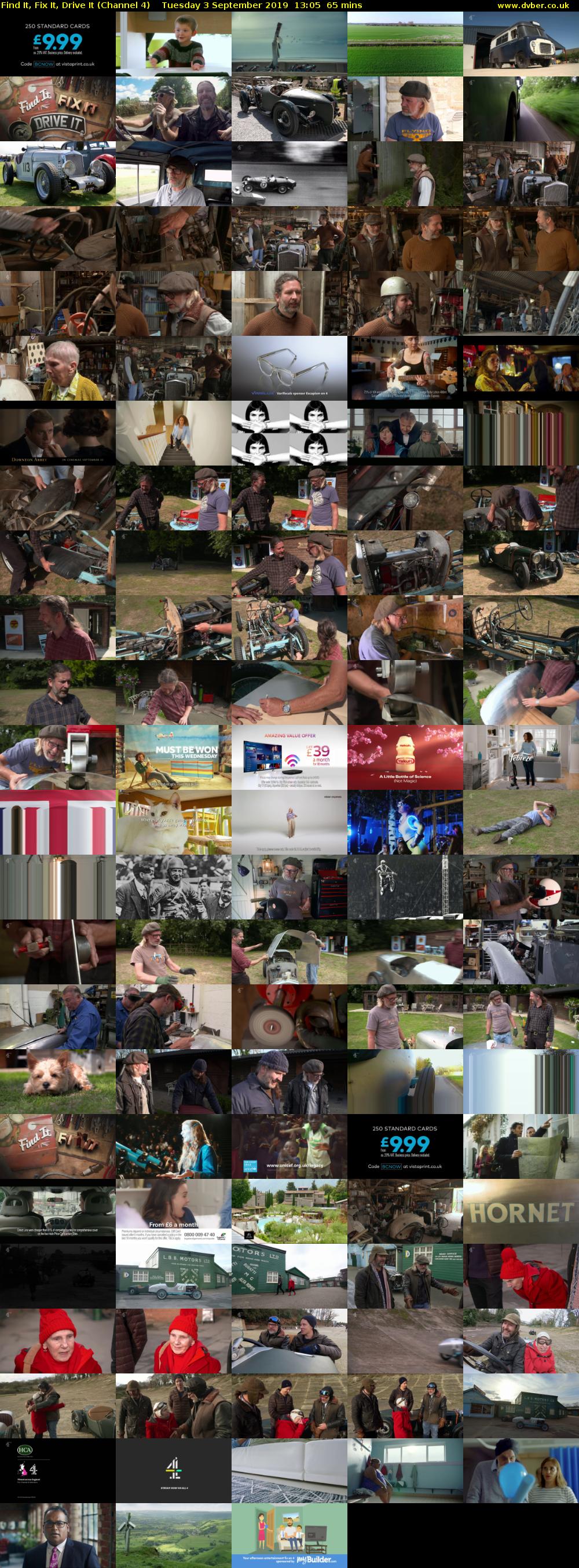 Find It, Fix It, Drive It (Channel 4) Tuesday 3 September 2019 13:05 - 14:10