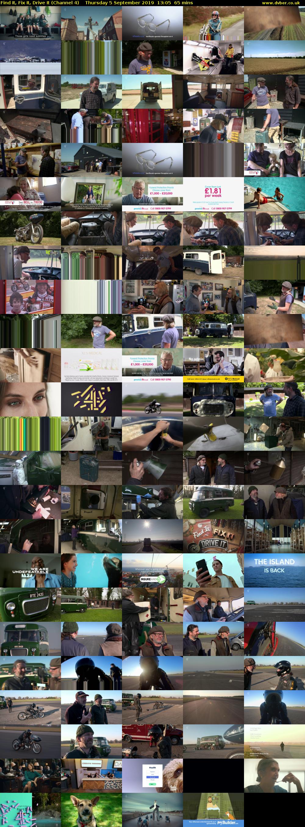Find It, Fix It, Drive It (Channel 4) Thursday 5 September 2019 13:05 - 14:10