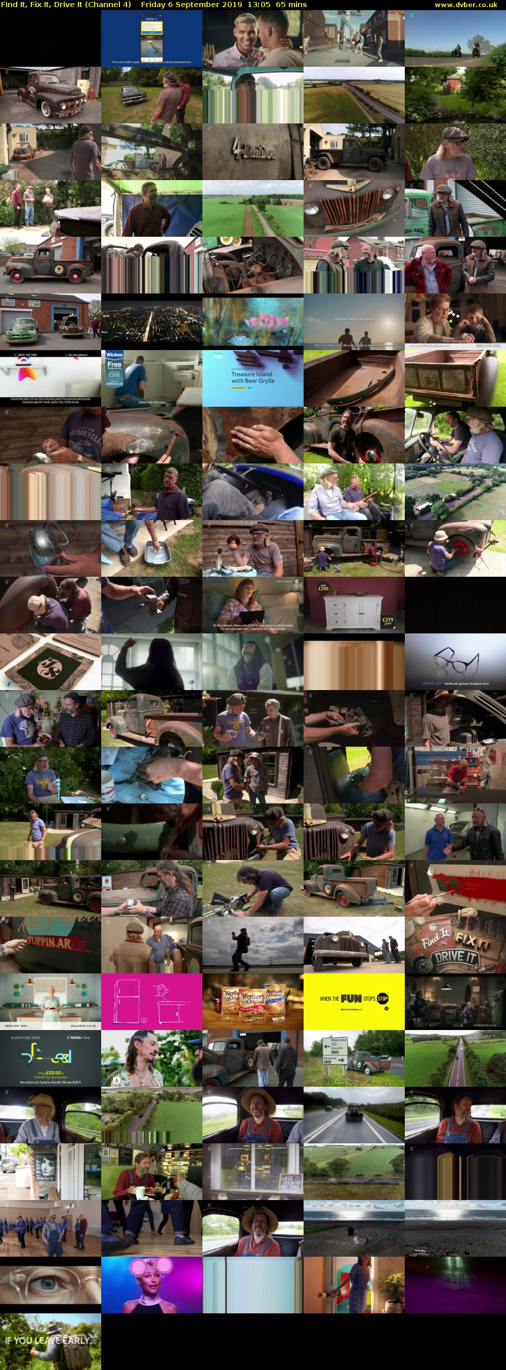 Find It, Fix It, Drive It (Channel 4) Friday 6 September 2019 13:05 - 14:10