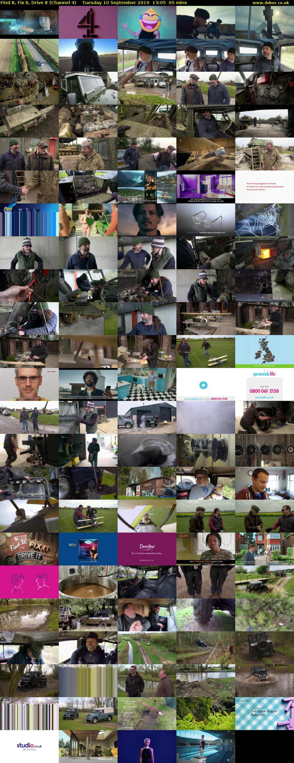 Find It, Fix It, Drive It (Channel 4) Tuesday 10 September 2019 13:05 - 14:10