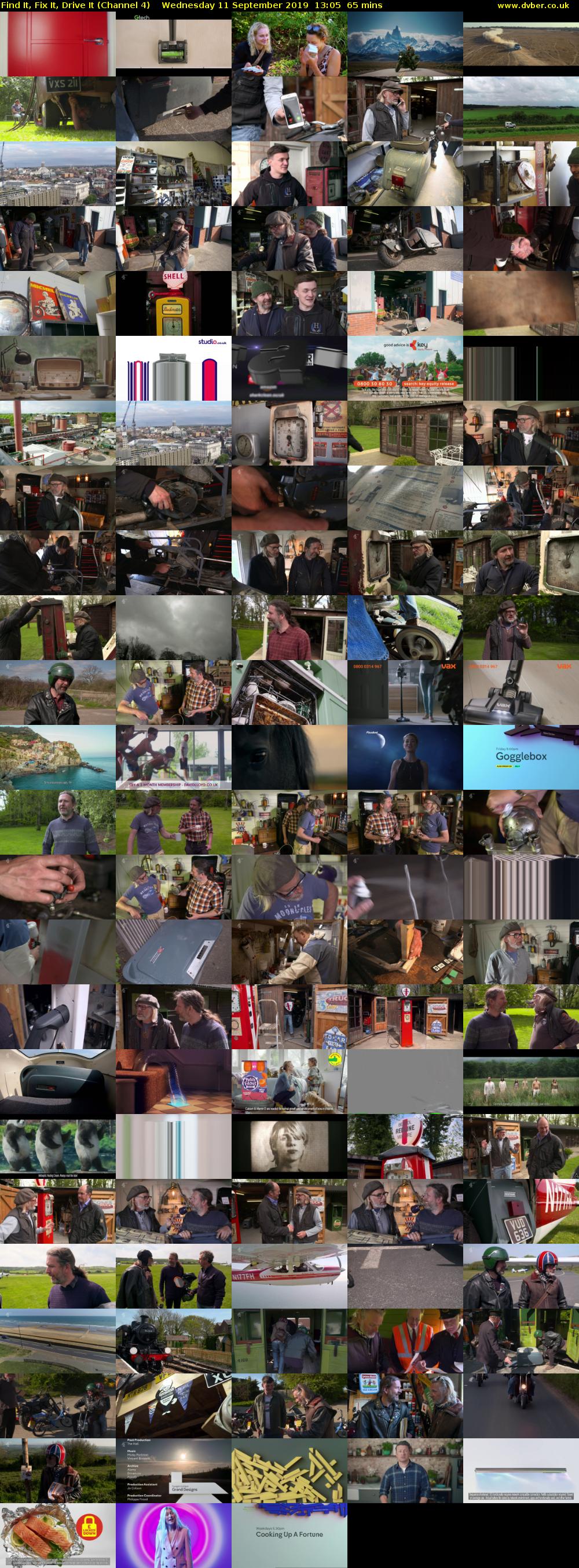 Find It, Fix It, Drive It (Channel 4) Wednesday 11 September 2019 13:05 - 14:10