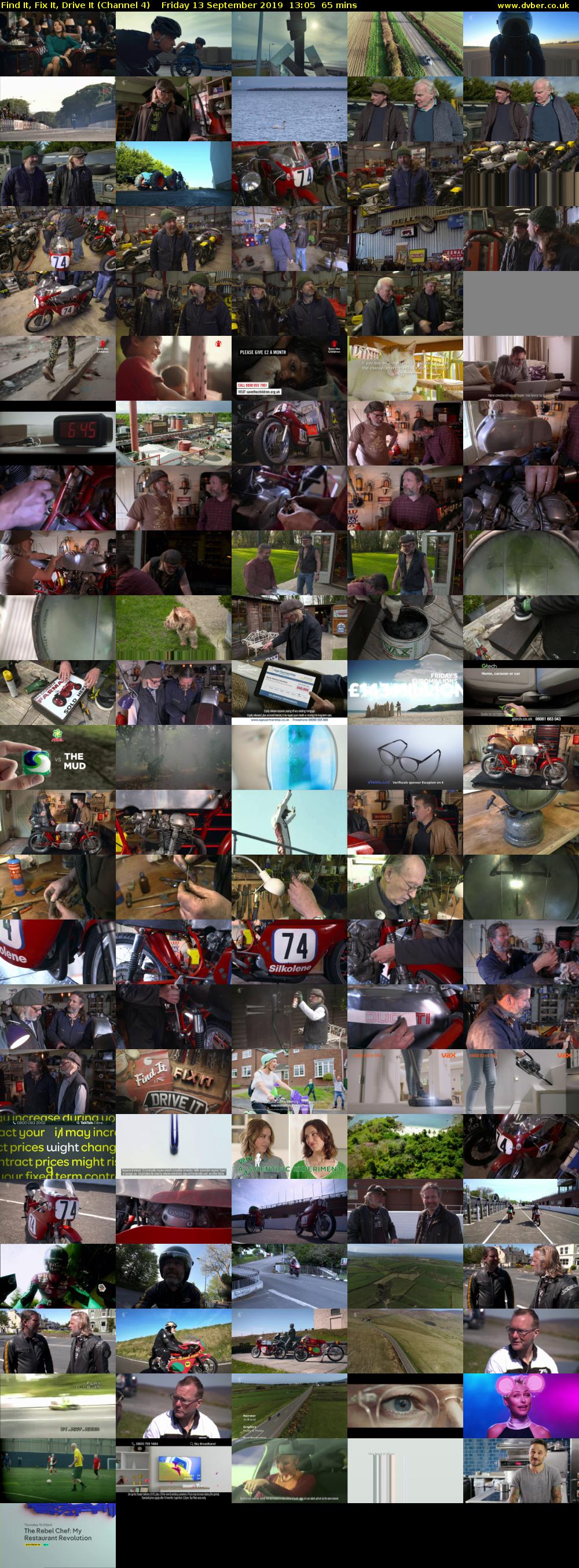 Find It, Fix It, Drive It (Channel 4) Friday 13 September 2019 13:05 - 14:10