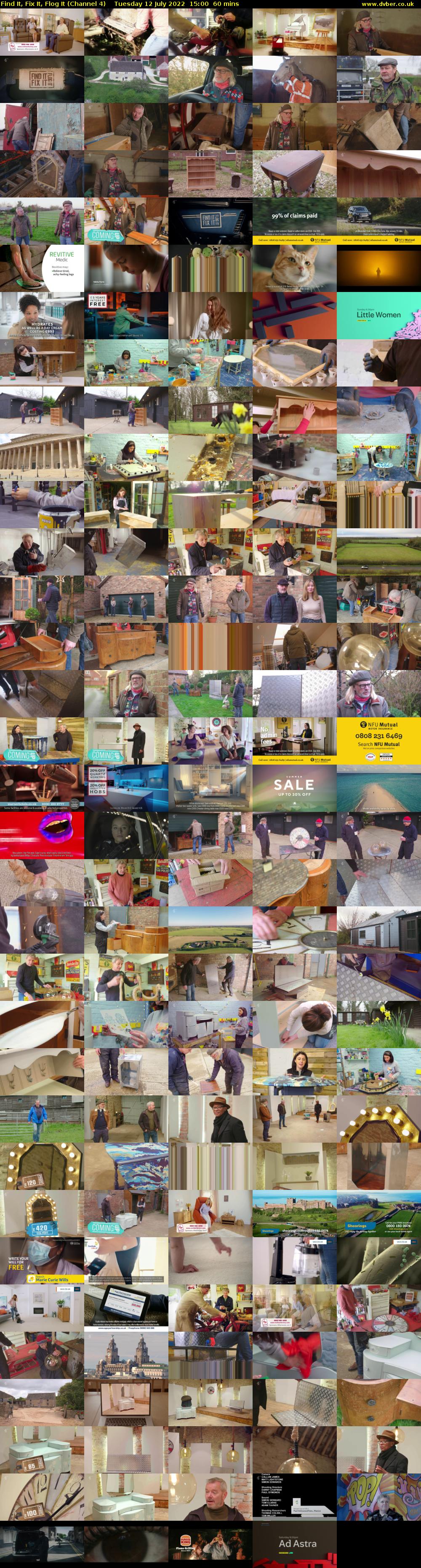 Find It, Fix It, Flog It (Channel 4) Tuesday 12 July 2022 15:00 - 16:00