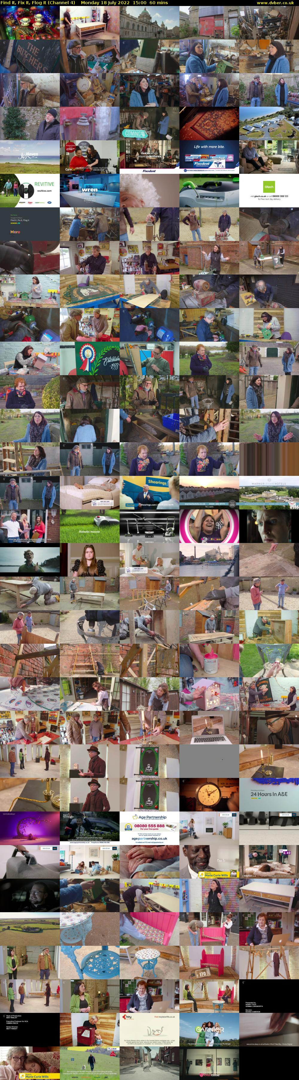 Find It, Fix It, Flog It (Channel 4) Monday 18 July 2022 15:00 - 16:00