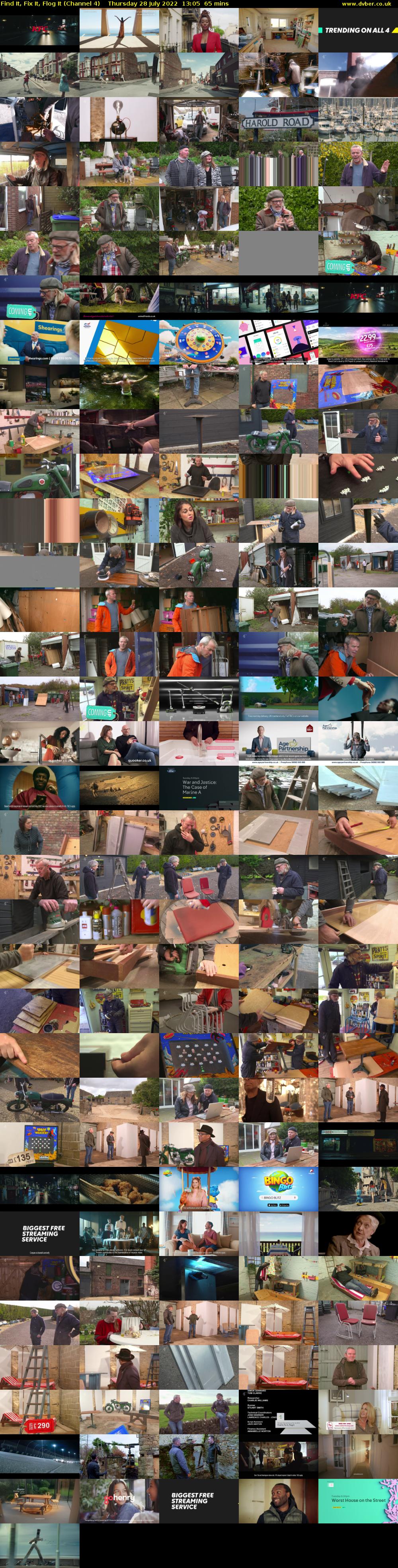 Find It, Fix It, Flog It (Channel 4) Thursday 28 July 2022 13:05 - 14:10