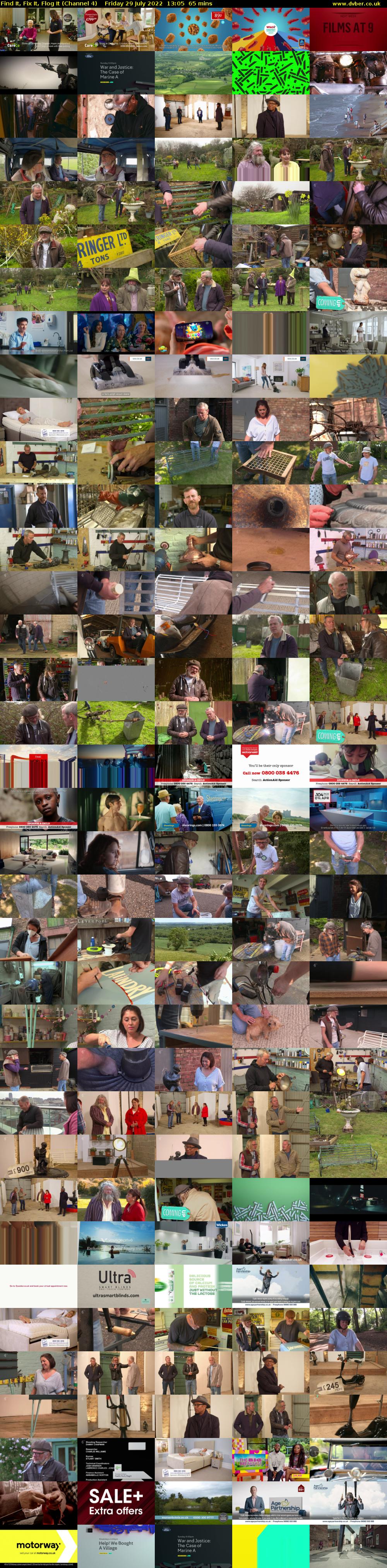 Find It, Fix It, Flog It (Channel 4) Friday 29 July 2022 13:05 - 14:10