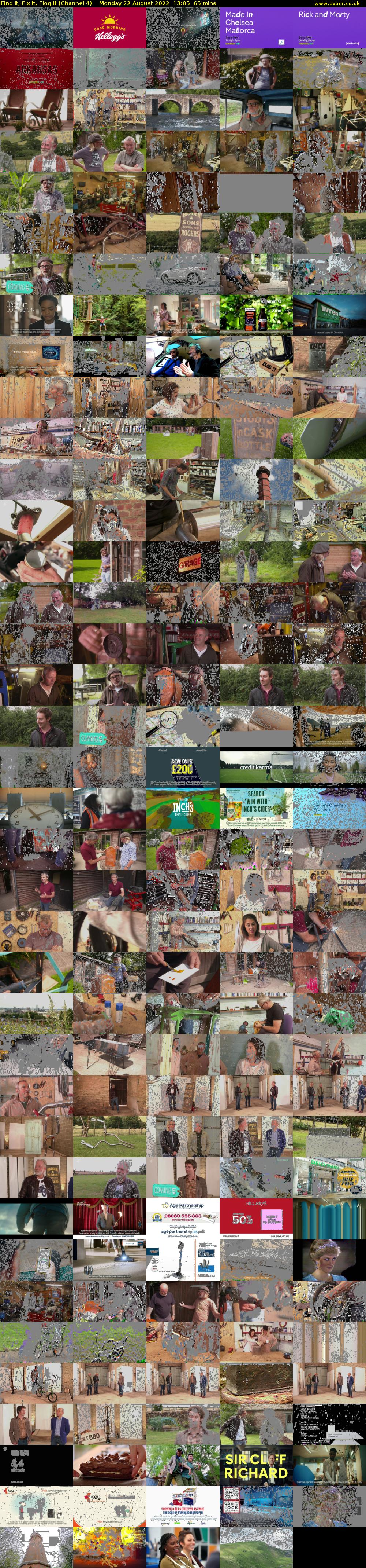 Find It, Fix It, Flog It (Channel 4) Monday 22 August 2022 13:05 - 14:10