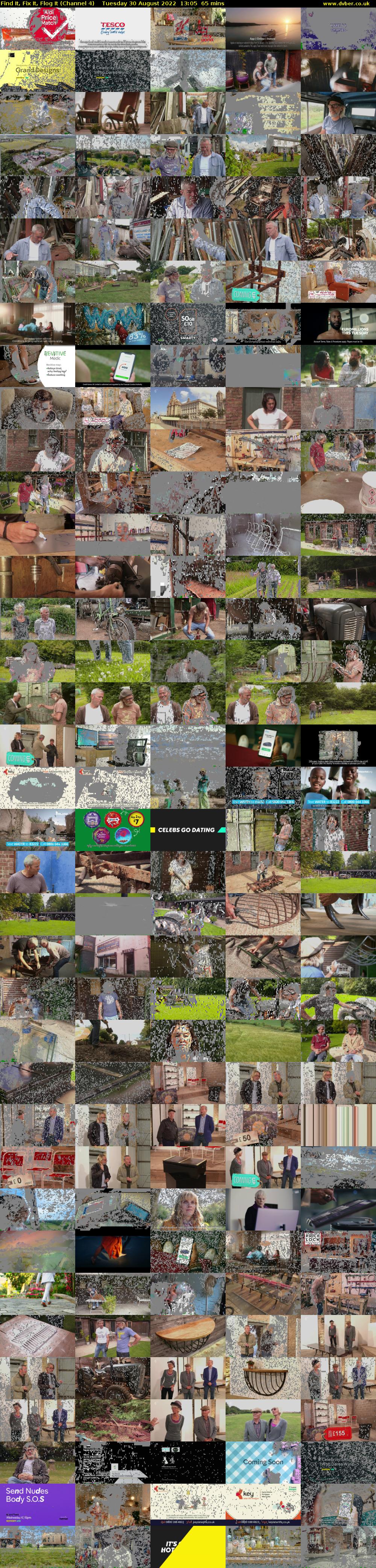 Find It, Fix It, Flog It (Channel 4) Tuesday 30 August 2022 13:05 - 14:10