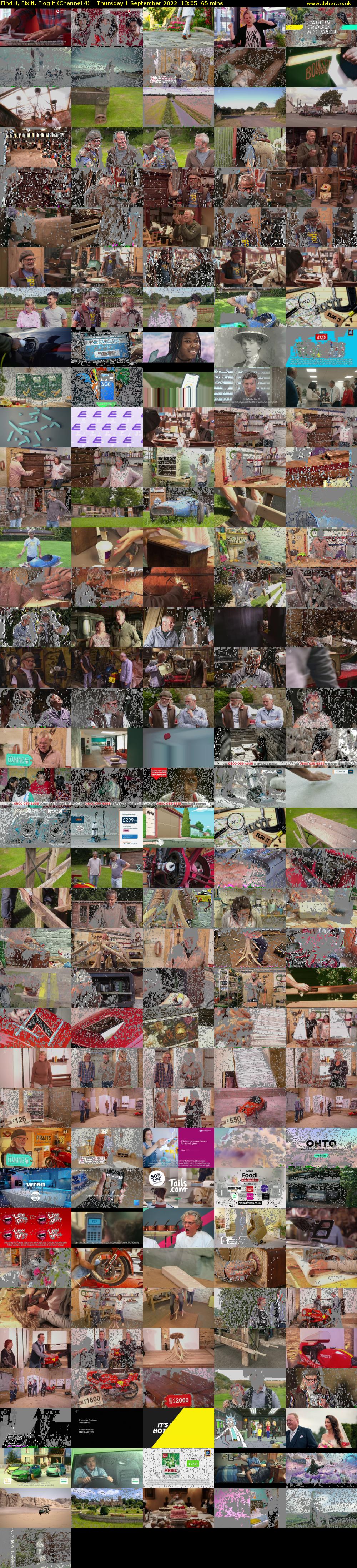 Find It, Fix It, Flog It (Channel 4) Thursday 1 September 2022 13:05 - 14:10
