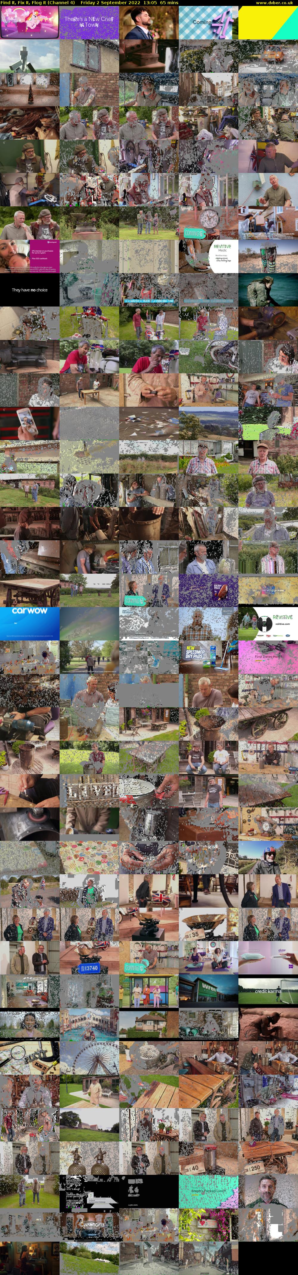 Find It, Fix It, Flog It (Channel 4) Friday 2 September 2022 13:05 - 14:10