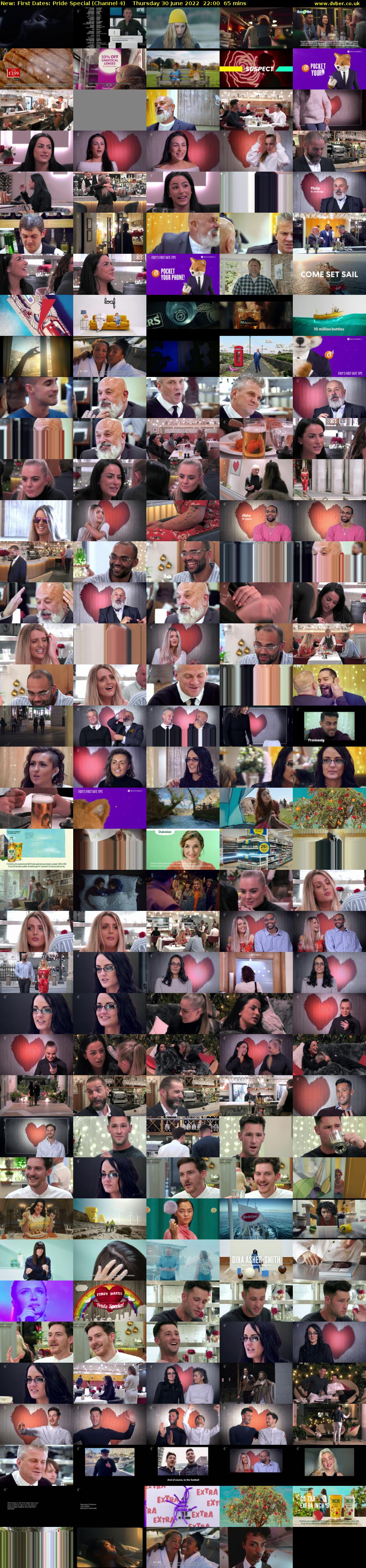 First Dates: Pride Special (Channel 4) Thursday 30 June 2022 22:00 - 23:05