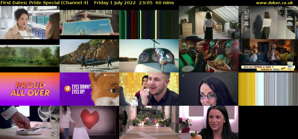 First Dates: Pride Special (Channel 4) Friday 1 July 2022 23:05 - 00:05