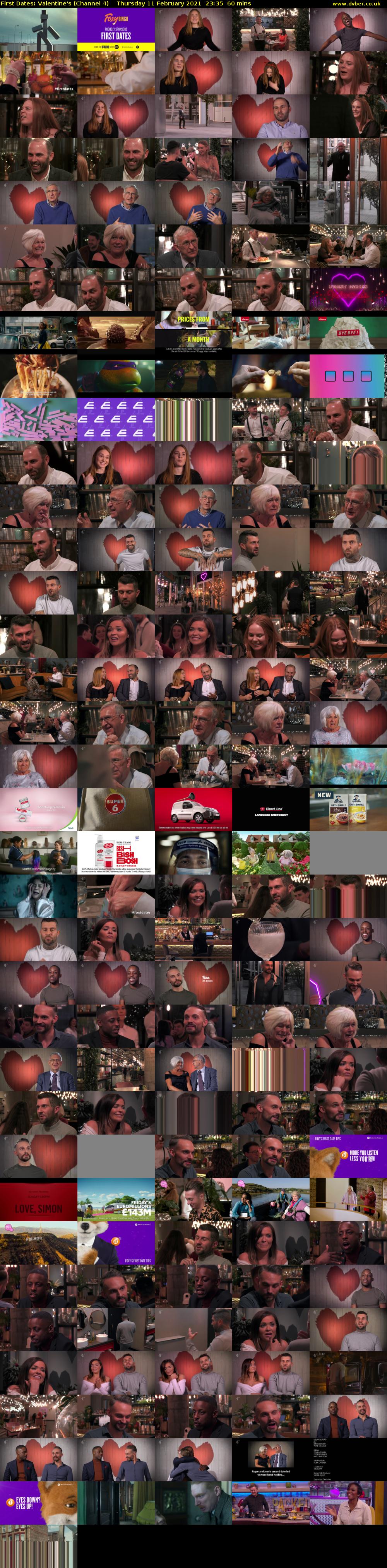 First Dates: Valentine's (Channel 4) Thursday 11 February 2021 23:35 - 00:35